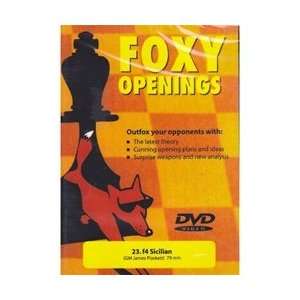    Foxy Openings #23 f4 Sicilian (DVD)   Plaskett Toys & Games