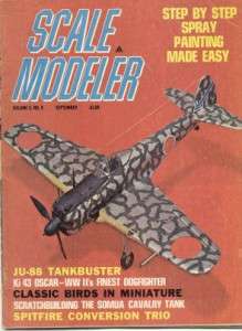VINTAGE LOT OF 4 ~SCALE MODELER~ MAGAZINES from 1970  