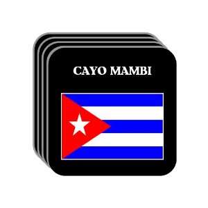  Cuba   CAYO MAMBI Set of 4 Mini Mousepad Coasters 