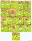 CARCASSONNE 16 CITY & ROAD TILES + START TILE Extra Replacement Parts 