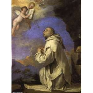   Ribera)   24 x 32 inches   St. Bruno receives the R