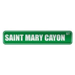   CAYON ST  STREET SIGN CITY SAINT KITTS AND NEVIS