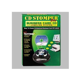  CD Stomper Pro Business Card Labeling 24 Labels 6 Sleeves 6 Cd 