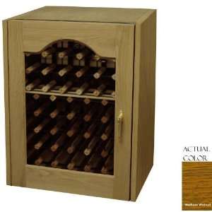   Series Wine Cellar   Glass Doors / Medium Walnut Cabinet Appliances