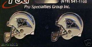 Carolina Panthers Helmet Logo Stud Post Earrings  