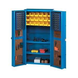  EUROKRAFT 2 Shelf Combination Cabinet with Pegboard 