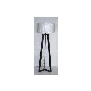   58 Black Floor Lamp with White Shade 17961 000