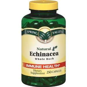 Spring Valley   Echinacea 760 mg, Whole Herb, 250 Capsules
