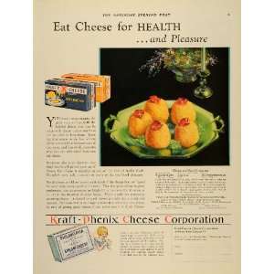  1929 Ad Kraft Phenix Philadelphia Cream Cheese Recipe 