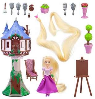 Princess Tangled Rapunzel Tower Play Set    18 Pc.  
