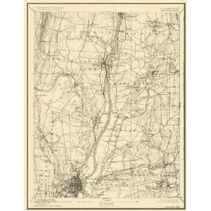  USGS TOPO MAP HARTFORD SHEET CONNECTICUT (CT) 1892