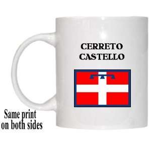  Italy Region, Piedmont   CERRETO CASTELLO Mug 