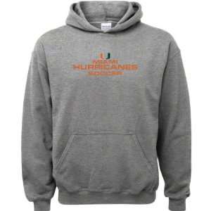   Sport Grey Youth Soccer Modal Hooded Sweatshirt