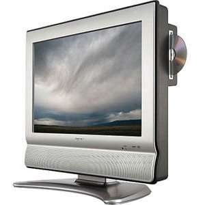   20 LCD HD Monitor w/ Built In DVD Player (Silver) Electronics
