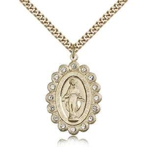  Gold Filled Miraculous Pendant Jewelry