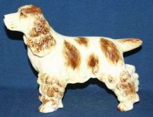 Vintage Cocker Spaniel Dog Figurine HUGE Detailed 50s  
