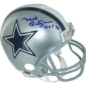  Mel Renfro Dallas Cowboys Mini Autographed Helmet Sports 