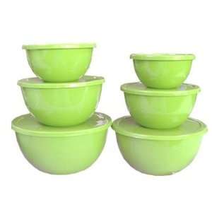  Calypso Basics 12 Piece Bowl Set in Lime