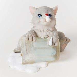  Spilled Milk Kitten Figurine (When It Comes To Fun, Milk 