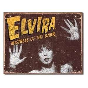   Desperate Enterprises Elvira Spiderwebs Tin Sign