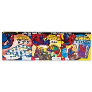   Spiderman 3 Game Pack [Toy] Checkers Tic Tac Toe & Bingo Toys & Games