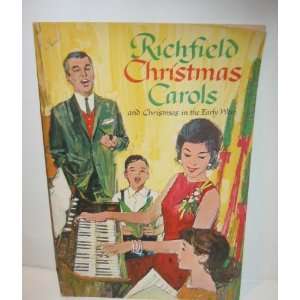 Vintage Richfield Gas Christmas Carols Promotion Booklet 