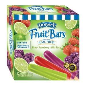 Dreyers, Variety Pack Fruit Bars (Strawberry, Lime, Wildberry 