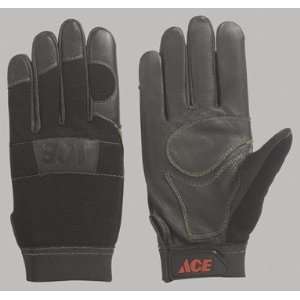  Ace Goatskin Utility Glove W/Spandex Back (2144BBLK XL 