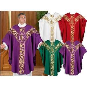  Green Embroidered Chasuble 