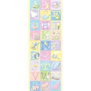  Embossed Stickers Baby ABC Blocks