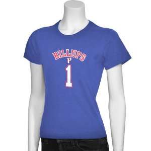  Detroit Pistons #1 Chauncey Billups Royal Blue Ladies 