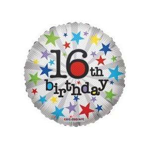  18 Foil Balloon, 16th Birthday (1 Ct) Toys & Games
