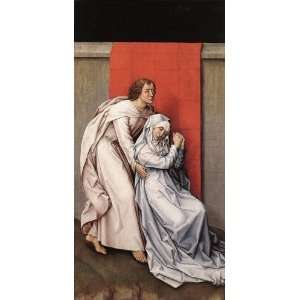  FRAMED oil paintings   Rogier van der Weyden   24 x 48 