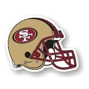  NFL San Francisco 49ers 12 Die Cut Vinyl Helmet Magnet 