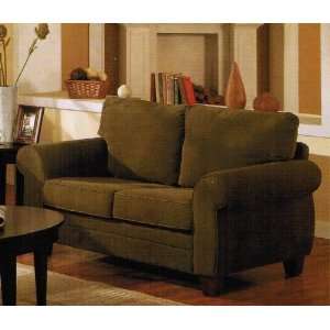  Loveseat   Contemporary Style Dark Brown Color