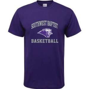  Southwest Baptist Bearcats Purple Youth Basketball Arch T 