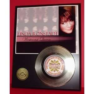 Linda Ronstadt 24kt Gold Record LTD Edition Display ***FREE PRIORITY 