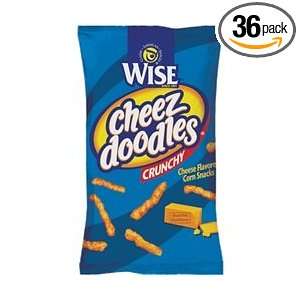 Wise Crunchy Cheez Doodles, 1.5 Oz Bags (Pack of 36)  
