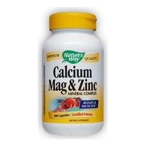  Natures Way Calcium Mag & Zinc 250 capsules Health 