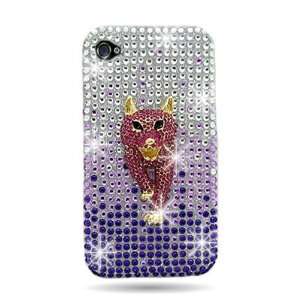  WIRELESS CENTRAL Brand Hard Snap on case With PINK WOLF 3D 