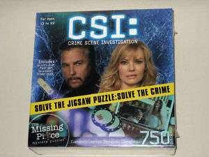 CSI Jigsaw Puzzle Everybody Loathes Somebody 750 NEW  