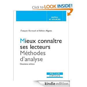 Mieux connaître ses lecteurs   Méthodes danalyse (French Edition 