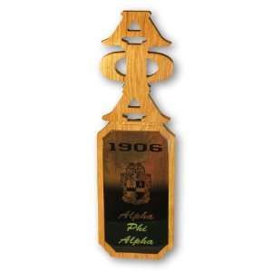    Alpha Phi Alpha Domed Wall Hanging Paddle