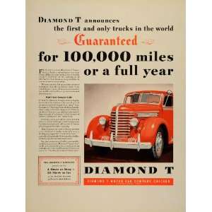  1939 Ad Diamond T Motor Company Cars Trucks Chicago IL 