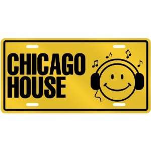 NEW  SMILE    I LISTEN CHICAGO HOUSE  LICENSE PLATE 