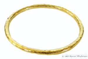 Big 4MM HEAVY SOLID 22k GOLD Bangle 44 Grams (or avail for quote in 