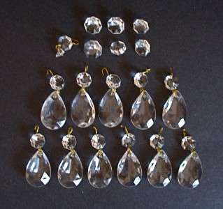 18 Crystal Chandelier Prisms  