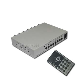 Channel Color Quad Processor Video CCTV Camera DVR  