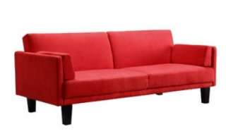 NEW Futon Sofa Bed Couch   RED   Click Clack Living Room Seating 