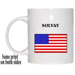  US Flag   Solvay, New York (NY) Mug 